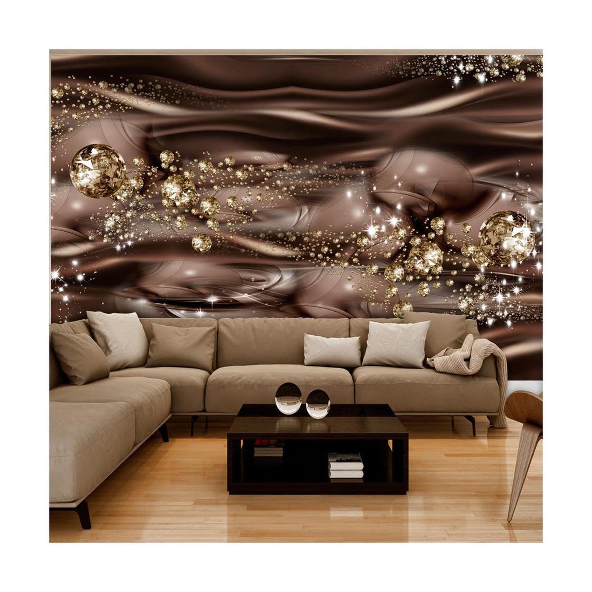 Voir la diapositive 1 : Paris Prix Papier peint  chocolate river