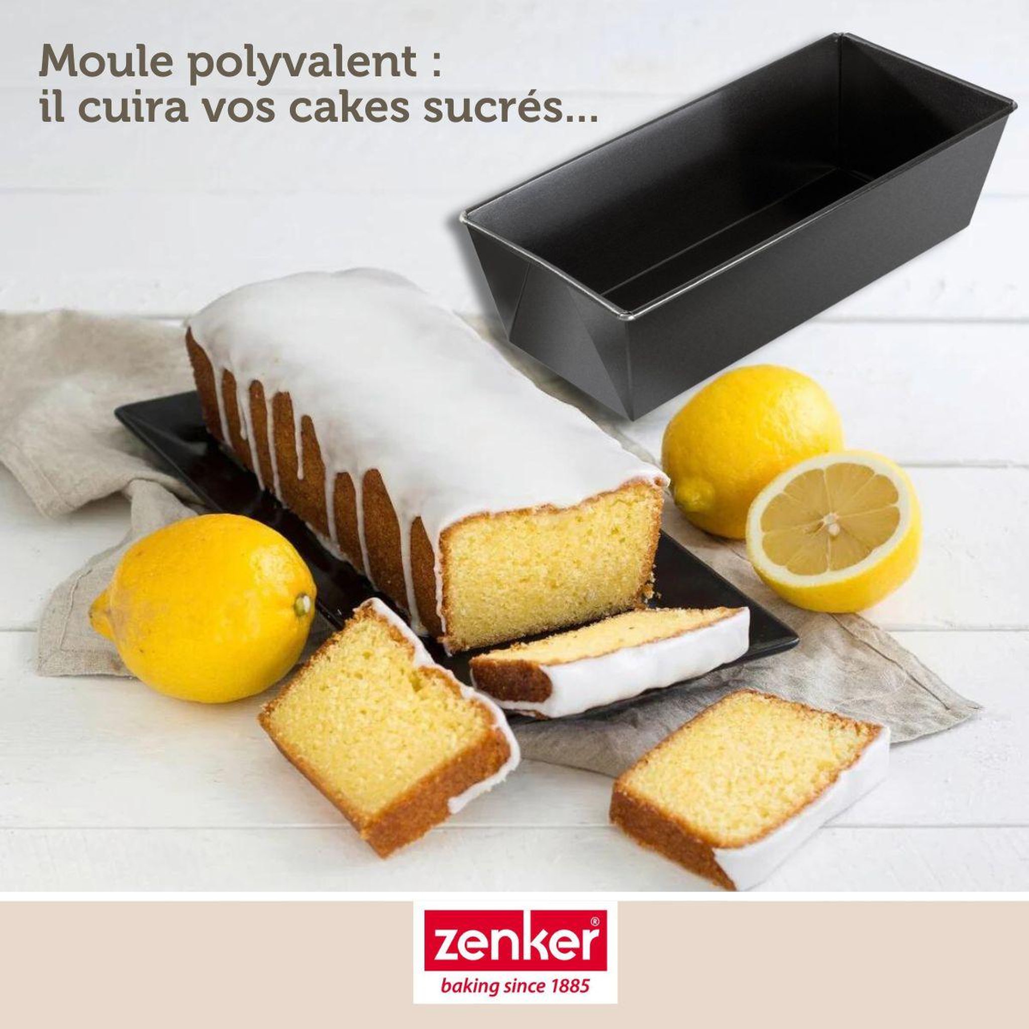 Voir la diapositive 5 : ZENKER Moule à pain 31cm zenker pure