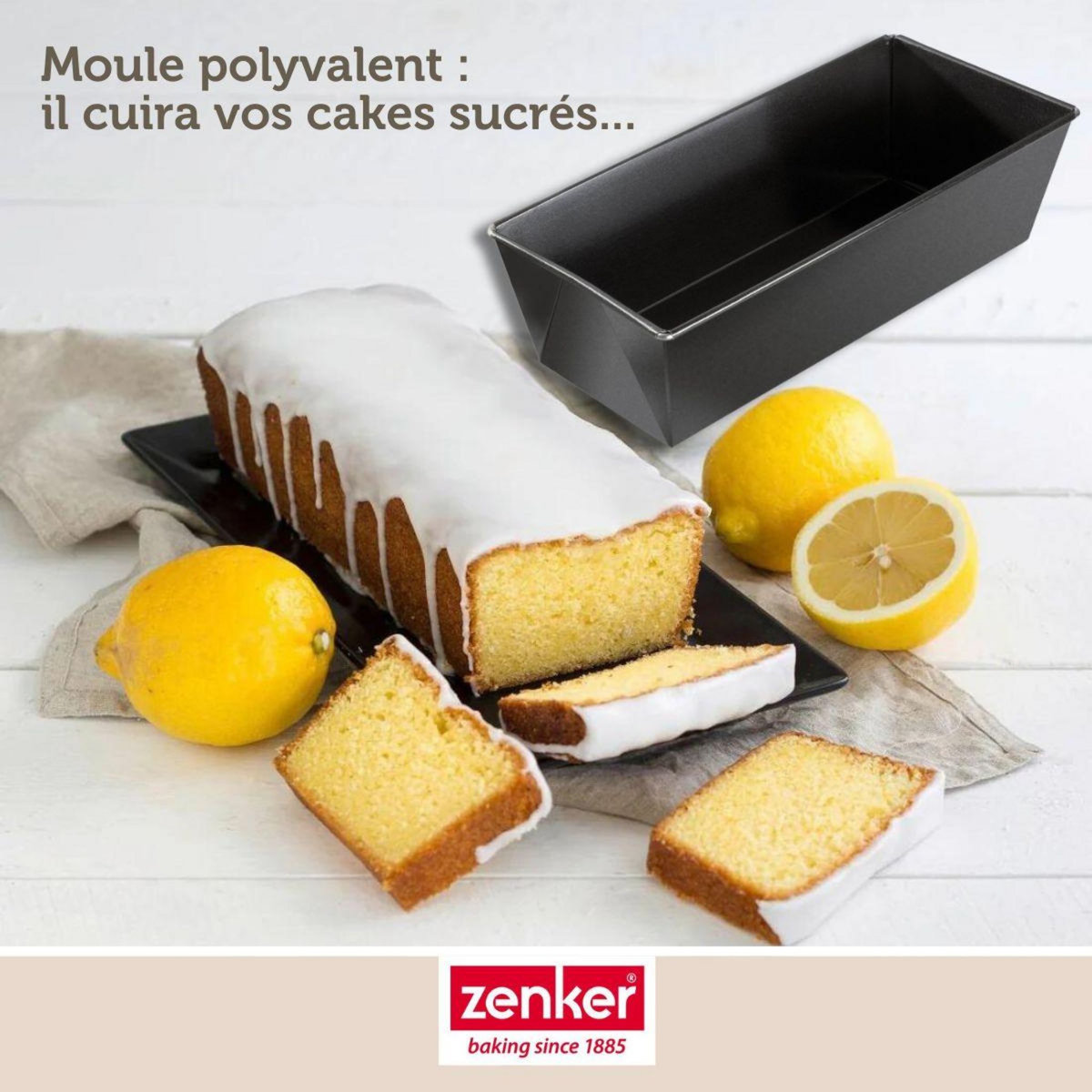 ZENKER Moule à pain 31cm Zenker Pure