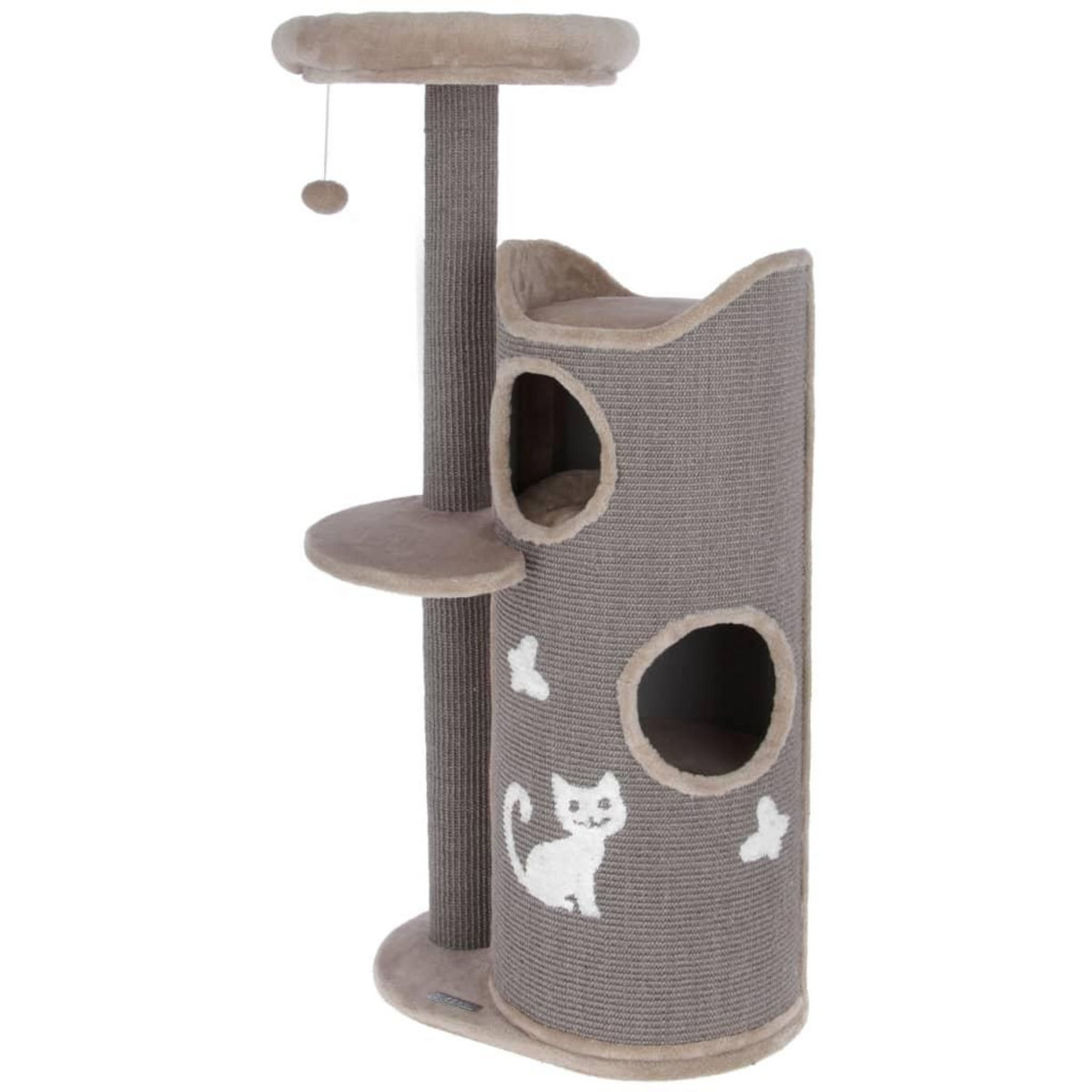 KERBL Kerbl Arbre a chat Tiana 130 cm Gris