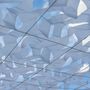 Voir la diapositive 2 :  Toile d'ombrage ajourée blanche  2 x 3m