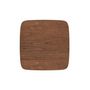 Voir la diapositive 3 : Rendez vous déco Table carrée 4 personnes en bois clair naturel 90 cm - Julio