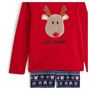 Voir la diapositive 2 : IN EXTENSO Ensemble pyjama polaire renne de noël garçon