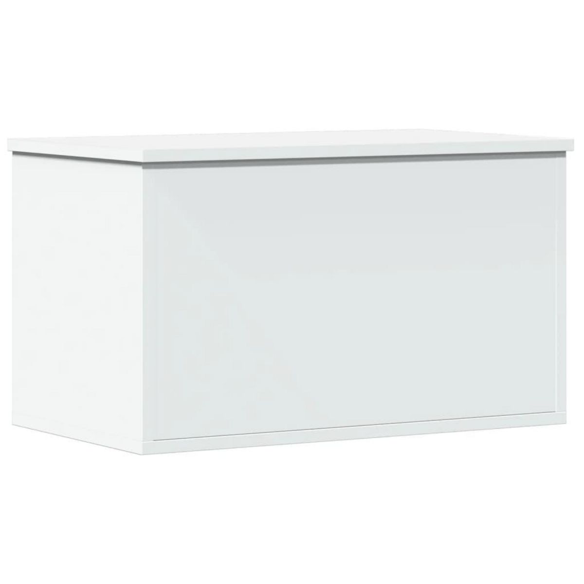 VIDAXL Boîte de rangement blanc 60x35x35 cm bois d'ingenierie