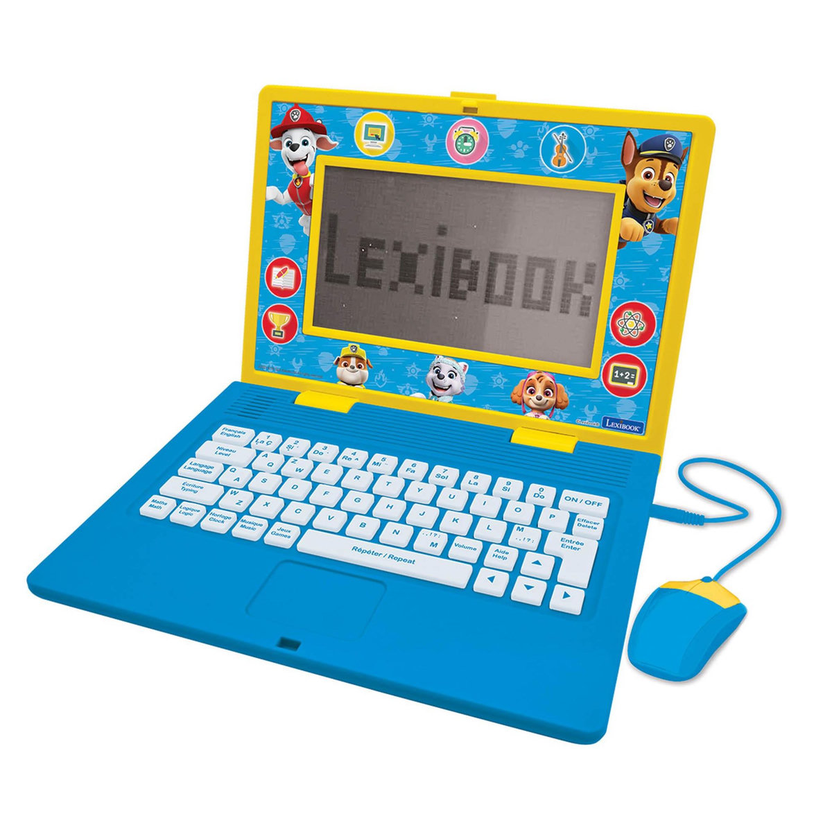Lexibook Ordinateur portable éducatif bilingue La Pat Patrouille (EN/FR)