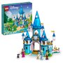 LEGO Disney 43206 Le château de Cendrillon et du prince charmant, Jouet dès 5 Ans
