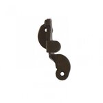 CENTRALE BRICO Support d'espagnolette acier prépeint, H.90 x L.50 x P.35 mm