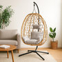 Voir la diapositive 5 : CONCEPT USINE Fauteuil suspendu effet rotin CUZCO