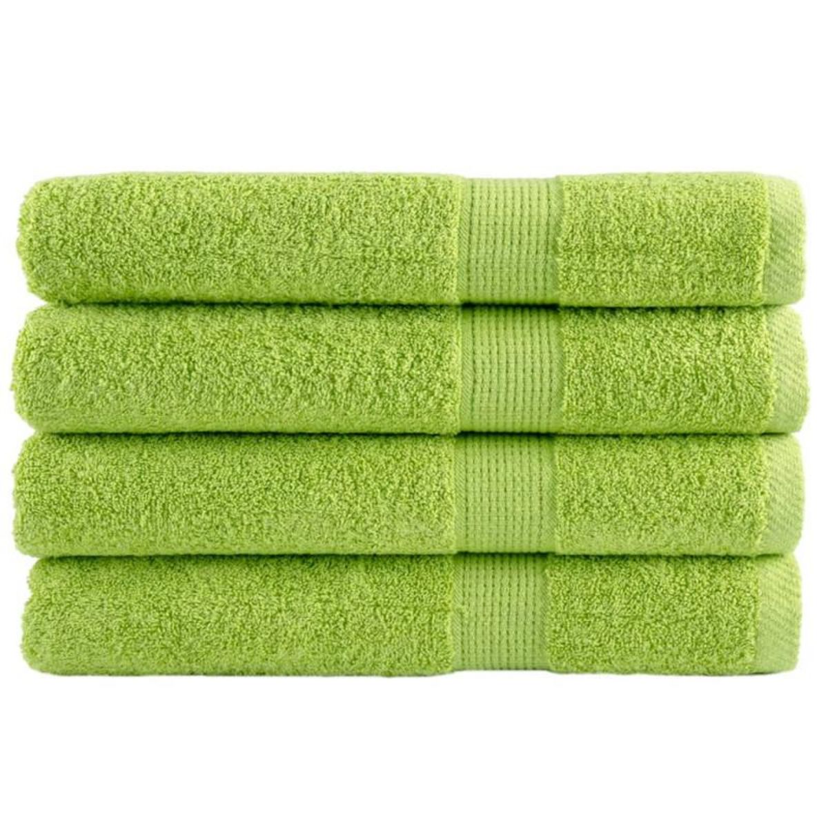 VIDAXL Serviettes de sauna de qualité supérieure SOLUND 4 pcs 600 g m²