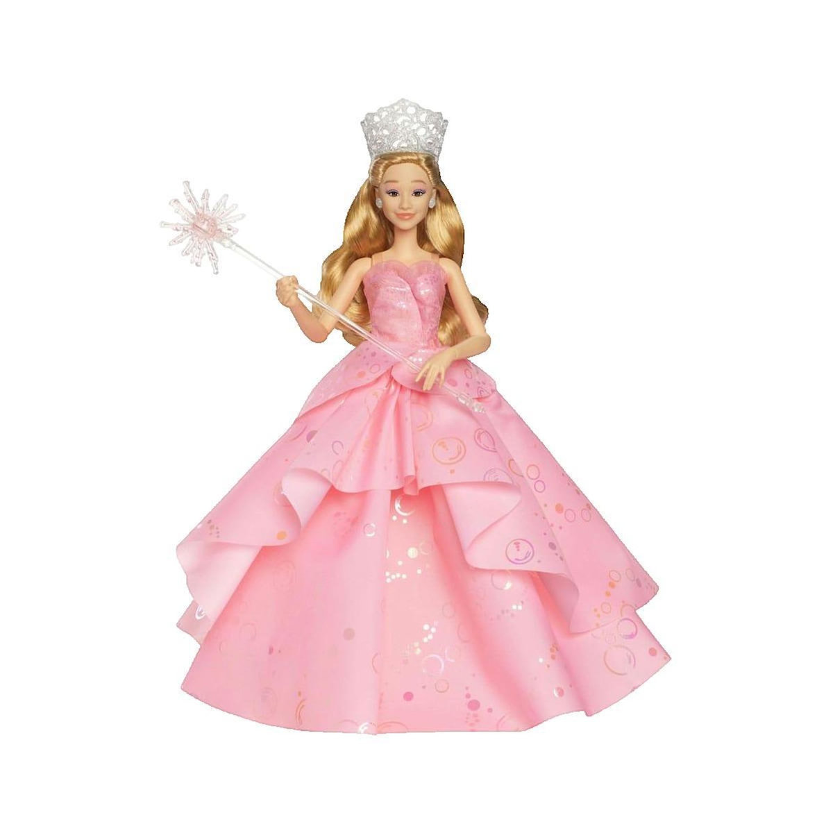 Mattel Wicked Poupée Glinda Chantante – Robe Pervenche Papillon, Chanson For Good En Anglais, 5 Points D'Articulation, Dès 4 Ans