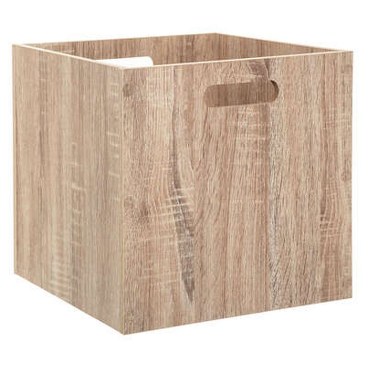Boite panier de rangement en bois pour étagère 31 x 31 cm  Mix n' modul