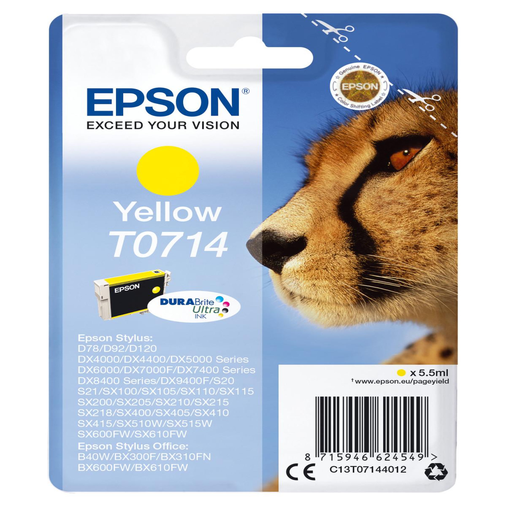 Epson Epson cartouche  guépard  - encre durabrite ultra j