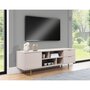 Voir la diapositive 1 : BEST MOBILIER Monica - meuble tv - beige - 4 niches et 2 portes - 150 cm