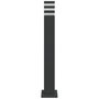 Voir la diapositive 4 : VIDAXL Lampadaires d'exterieur 3 pcs noir 80 cm aluminium