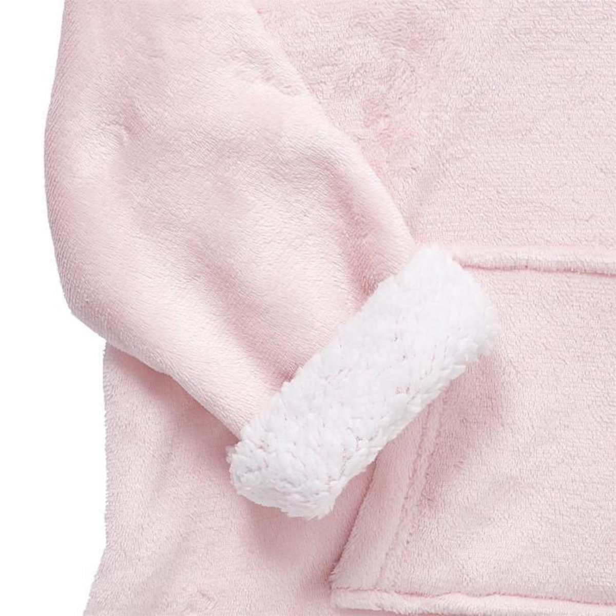 Paris Prix Plaid Sweat Enfant  Licorne  6-9ans Rose & Blanc