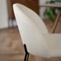 Voir la diapositive 6 : Rendez vous déco Lot de 2 chaises en tissu bouclette beige - Karl