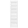 Voir la diapositive 4 : VIDAXL Portes d armoire à persiennes 2 pcs blanc 99x29,5 cm