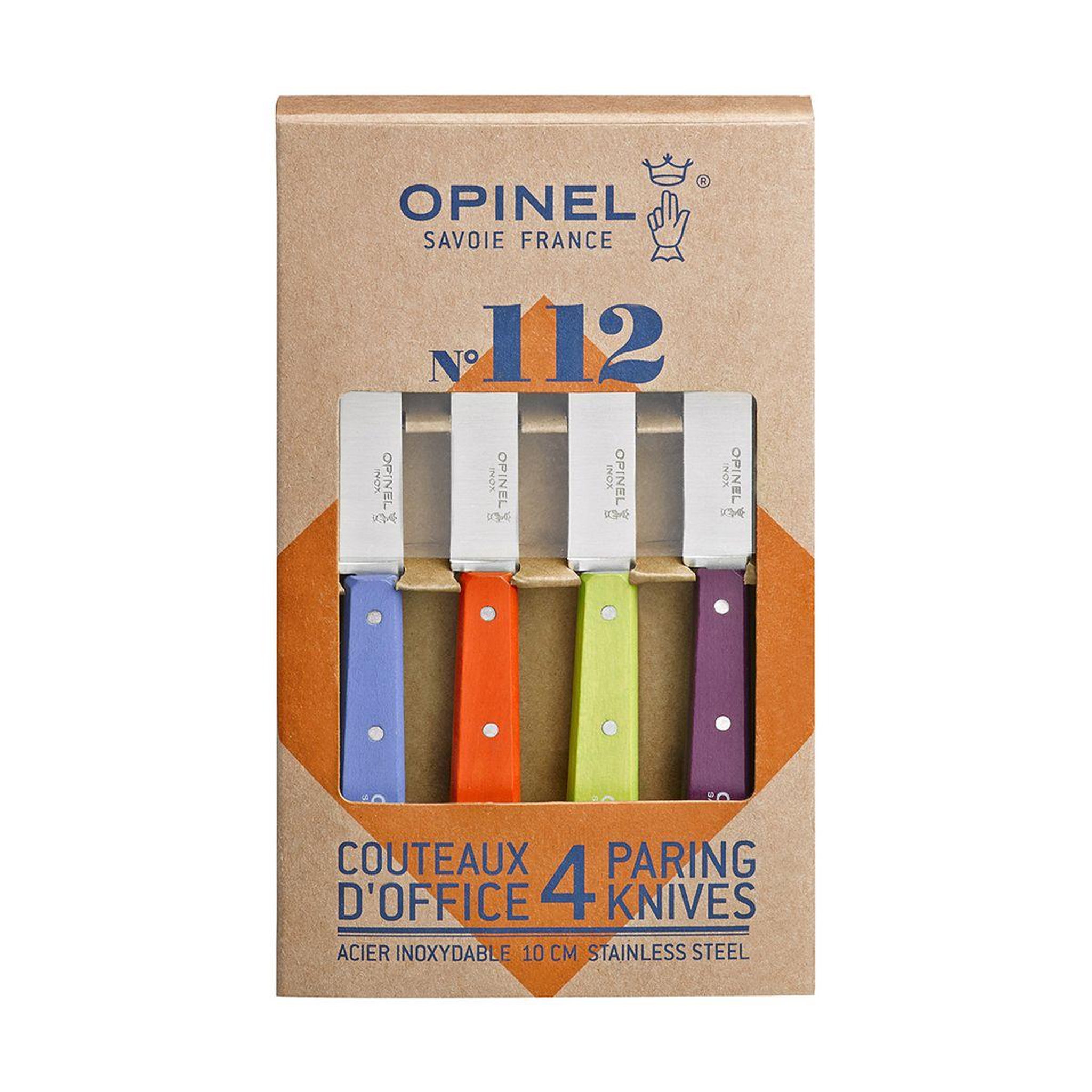 Voir la diapositive 1 : Opinel Set de couteaux No112 4 couteaux d'office