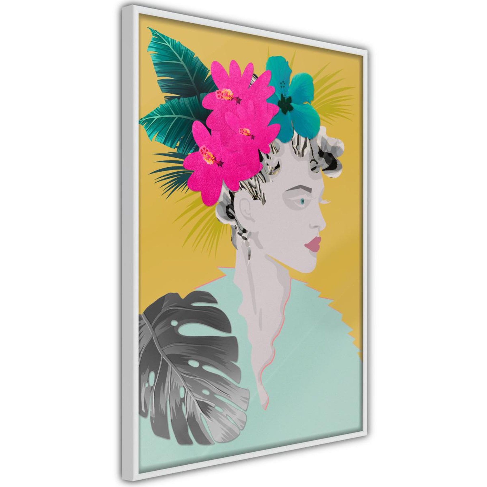 Paris Prix Affiche Murale Encadrée  Crown of Flowers