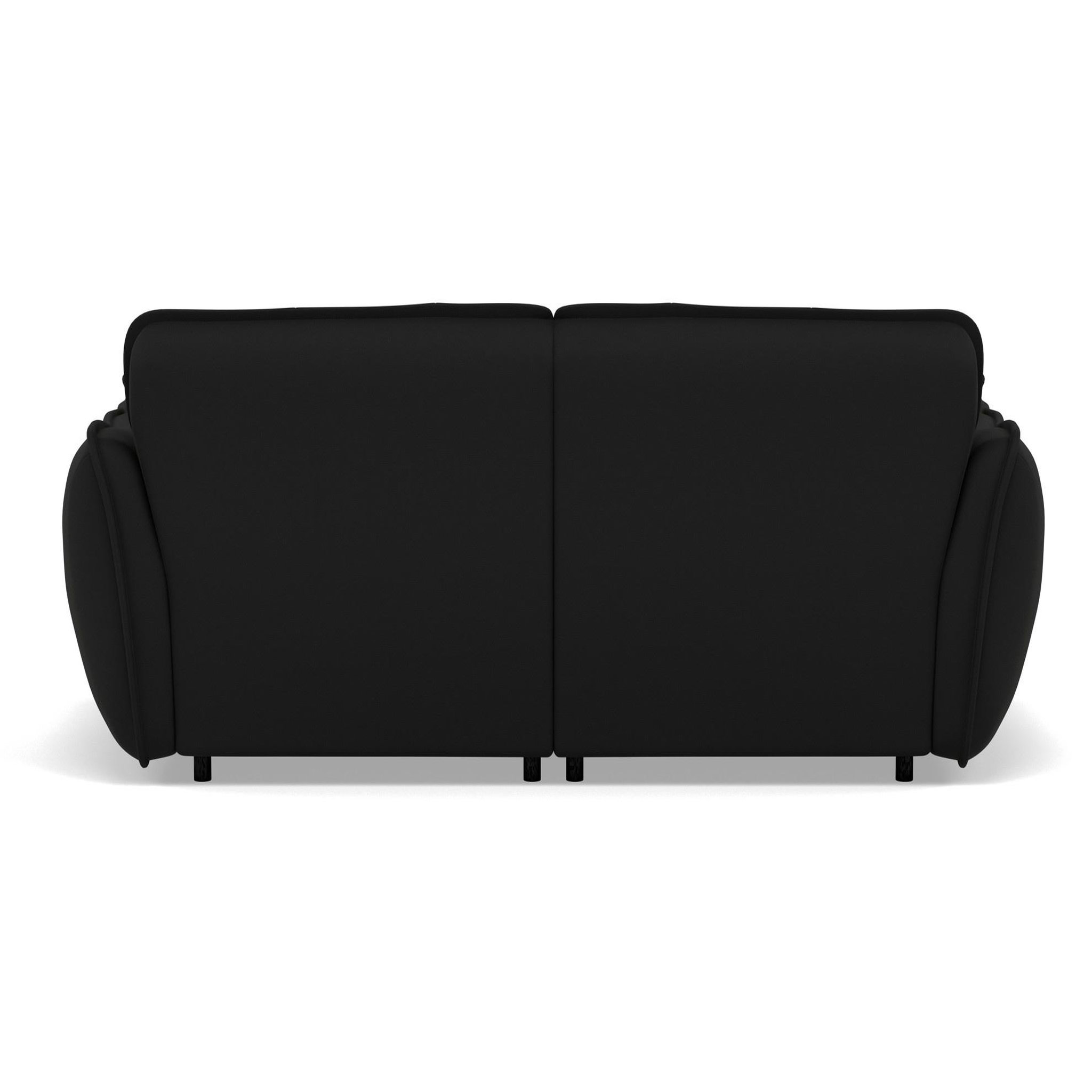 Voir la diapositive 4 : BEST MOBILIER Thais - canapé droit 4 places avec double méridienne assise profonde en tissu texturé