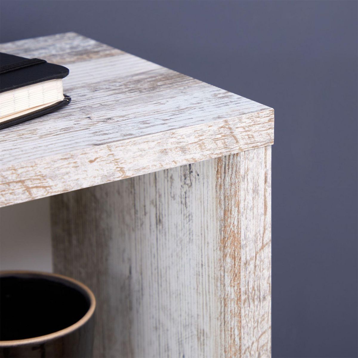 IDIMEX Etagères modulables MUSIQUE pour CD et DVD, en mélaminé