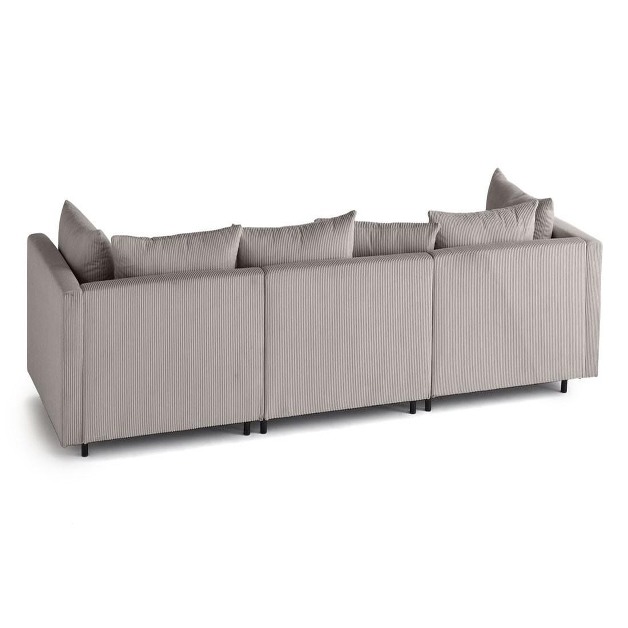 Voir la diapositive 4 : LISA DESIGN Edinburg - canapé modulable 3 places - velours côtelé