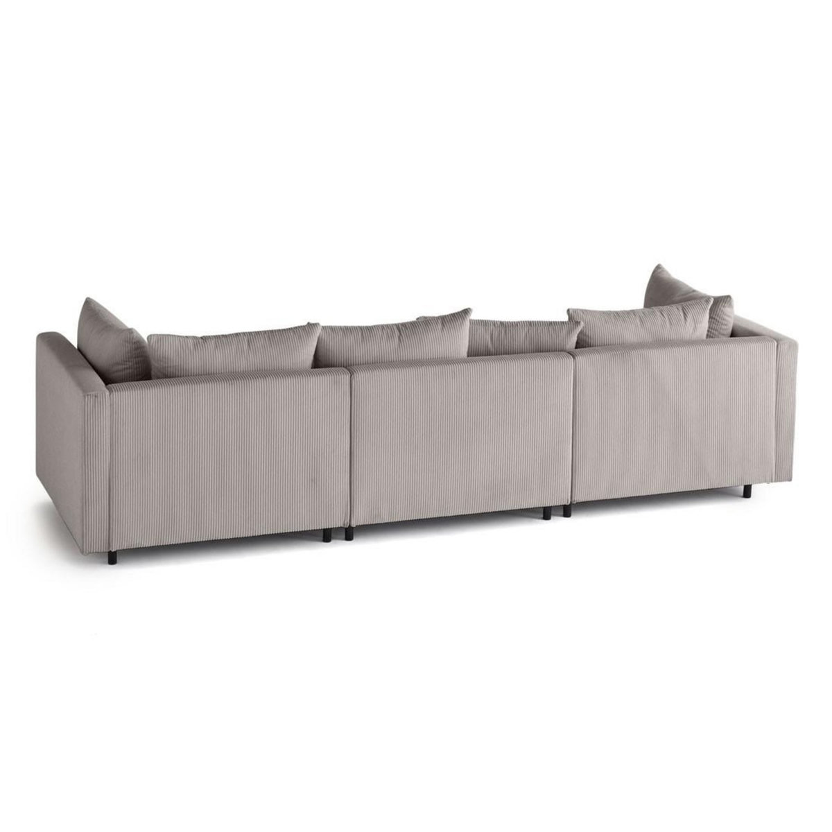 LISA DESIGN Edinburg - canapé modulable 3 places - velours côtelé