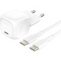 Voir la diapositive 1 : Belkin Chargeur 20W USB-C PPS BLANC