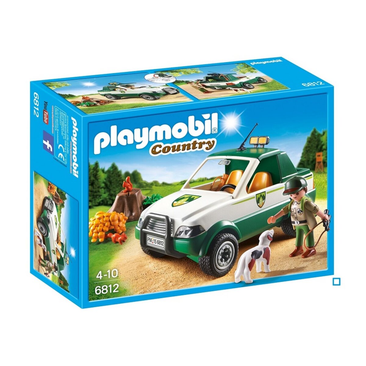 PLAYMOBIL 6812 - Garde forestier avec pick-up