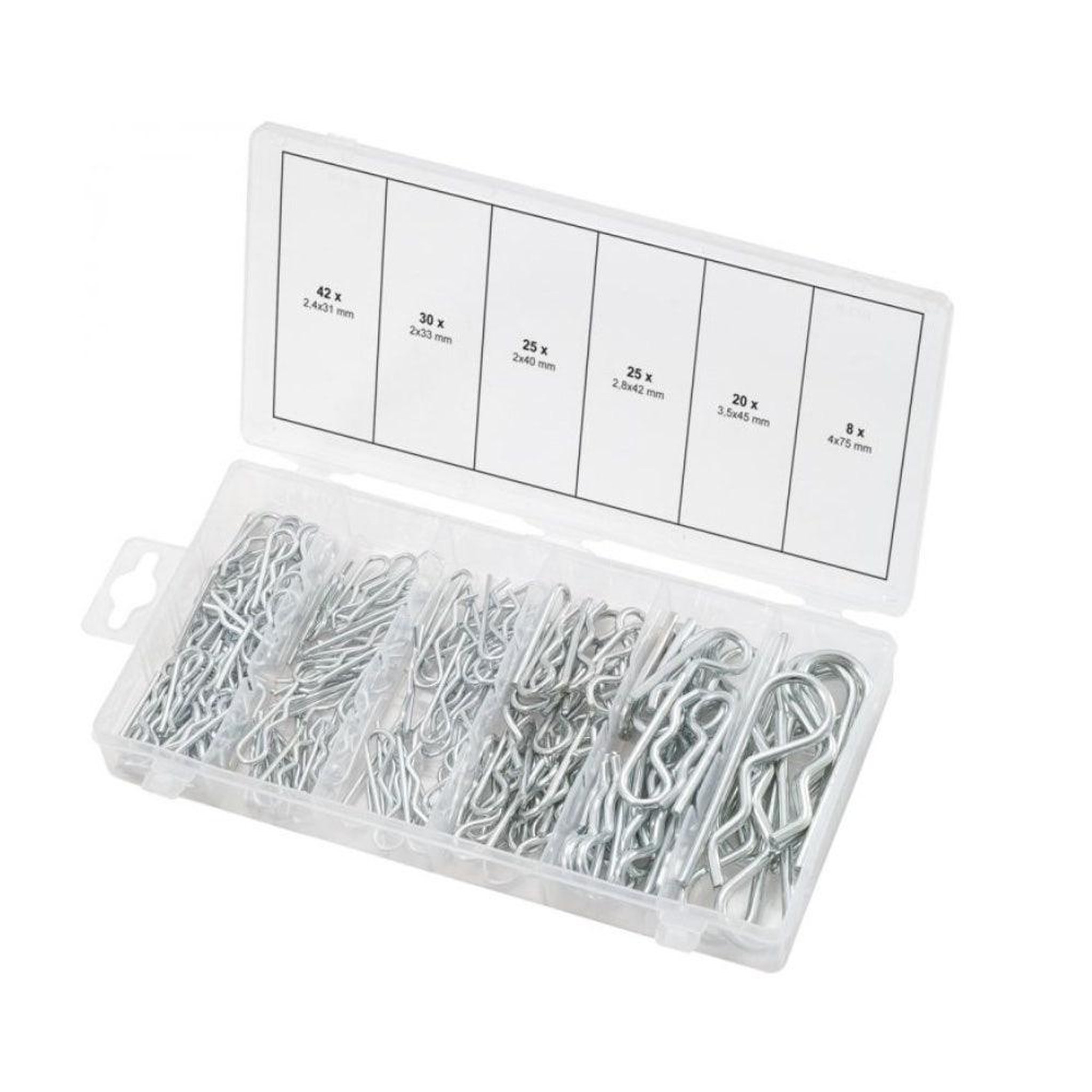 KSTOOLS Assortiment de goupilles beta (coffret de 150 pièces)