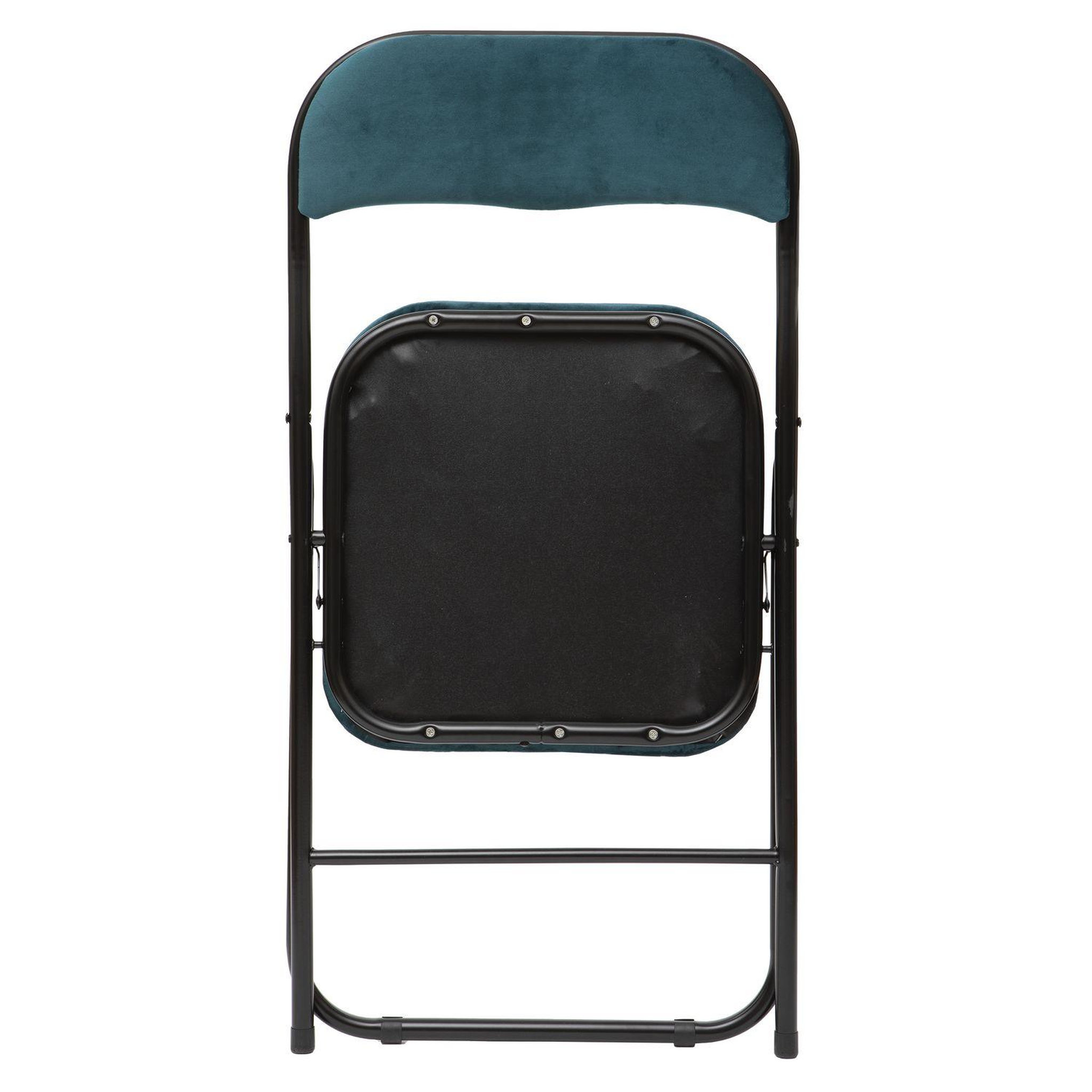 Voir la diapositive 2 : TOILINUX Lot de 6 Chaises pliantes effet velours