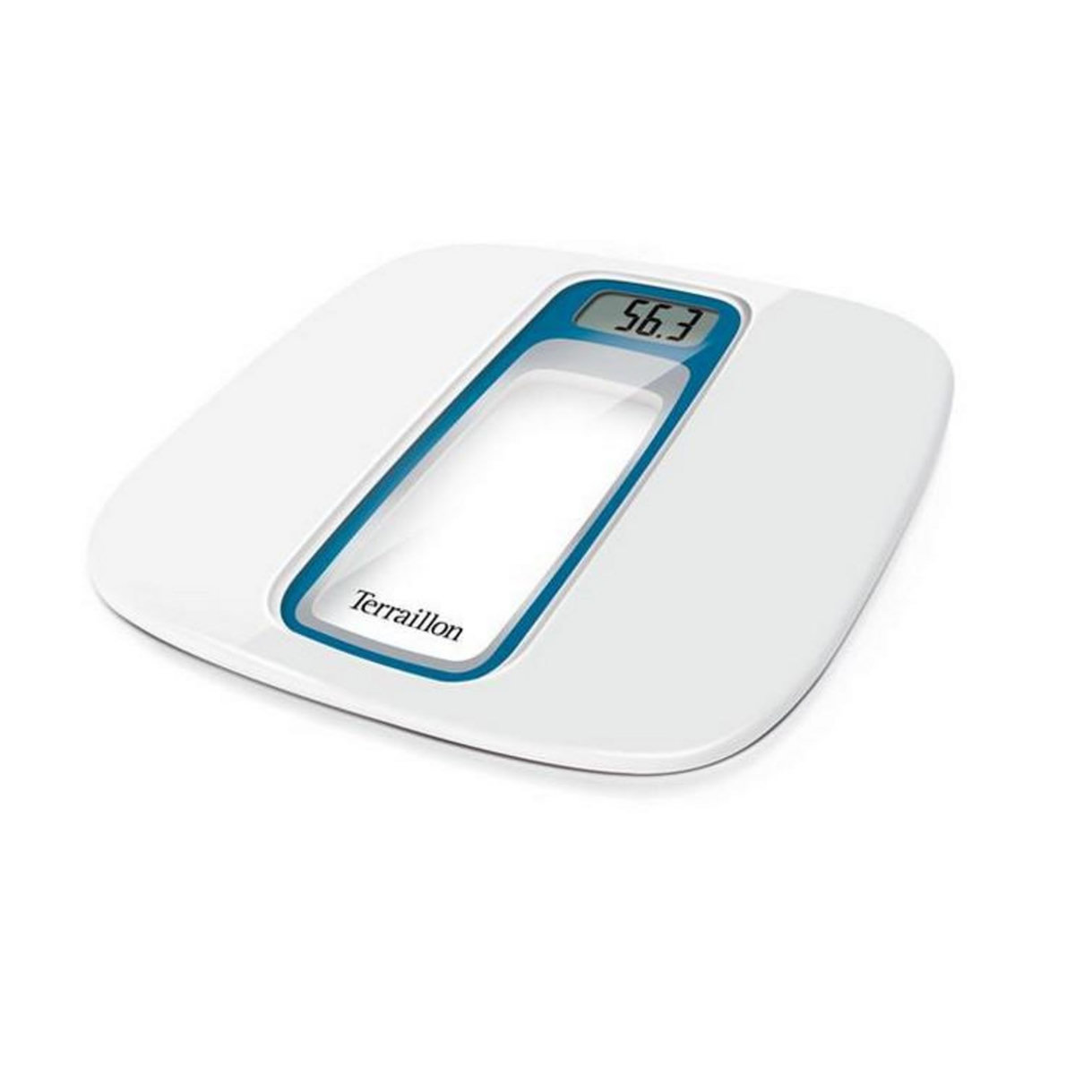 Terraillon Pèse-personne électronique 160kg/100g blanc bleu - BEA74011BS