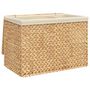 Voir la diapositive 2 : VIDAXL Panier a linge avec 3 sections 75x42,5x52 cm hyacinthe d'eau
