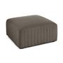 Voir la diapositive 4 : LISA DESIGN Nova - canapé modulable d'angle gauche - 5 places - avec pouf d'appoint - en velours
