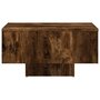 Voir la diapositive 5 : VIDAXL Table basse Chene fume 60x60x31,5 cm Bois d'ingenierie