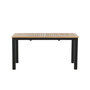 Voir la diapositive 3 : Paris Prix Table de Jardin Extensible  Panama  152-210cm Naturel & Noir