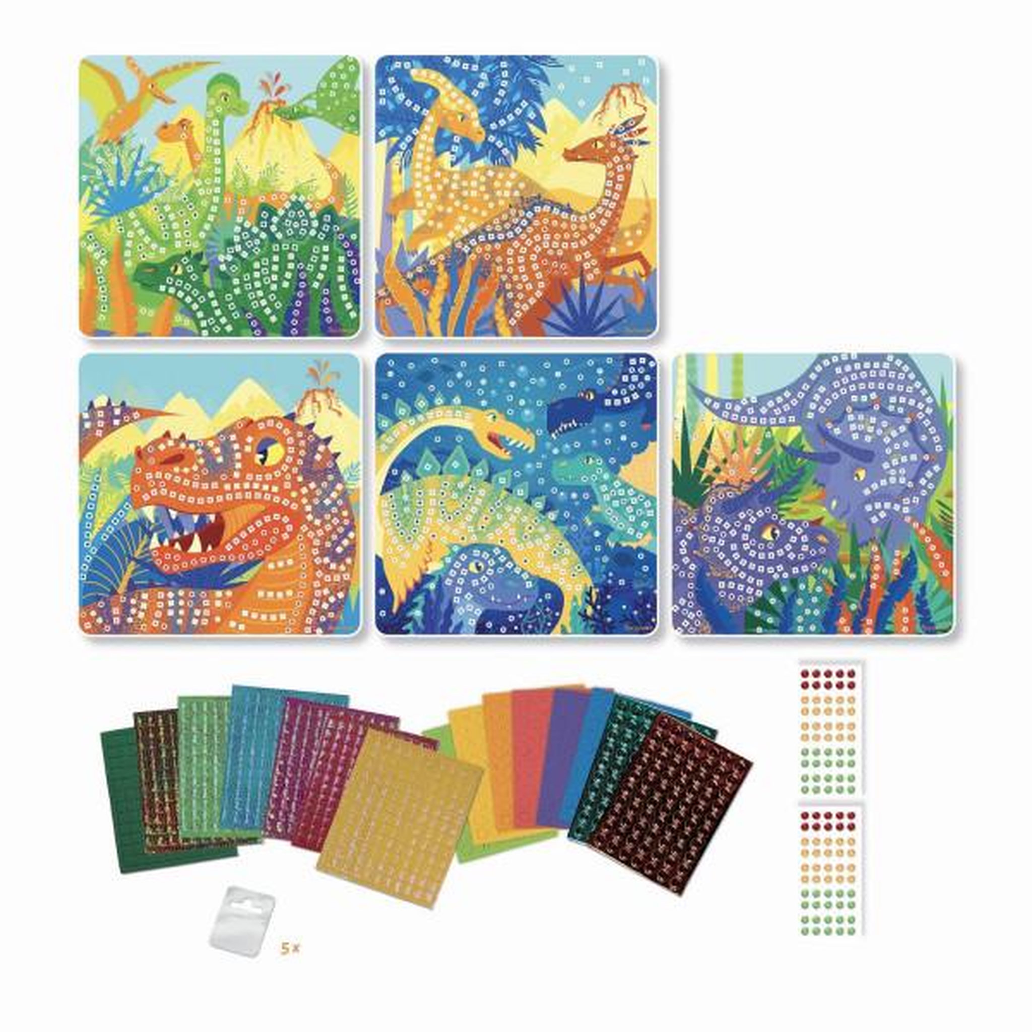 Voir la diapositive 3 : SYCOMORE Mosaiques - SYCOMORE - Stick'N Fun - Dinosaures - Des 5 ans