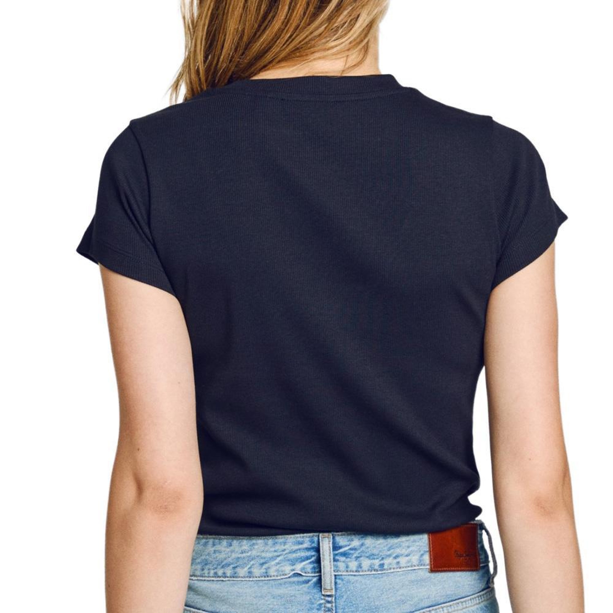 Voir la diapositive 2 : Pepe Jeans T-Shirt Marine Femme Pepe jeans PL506037