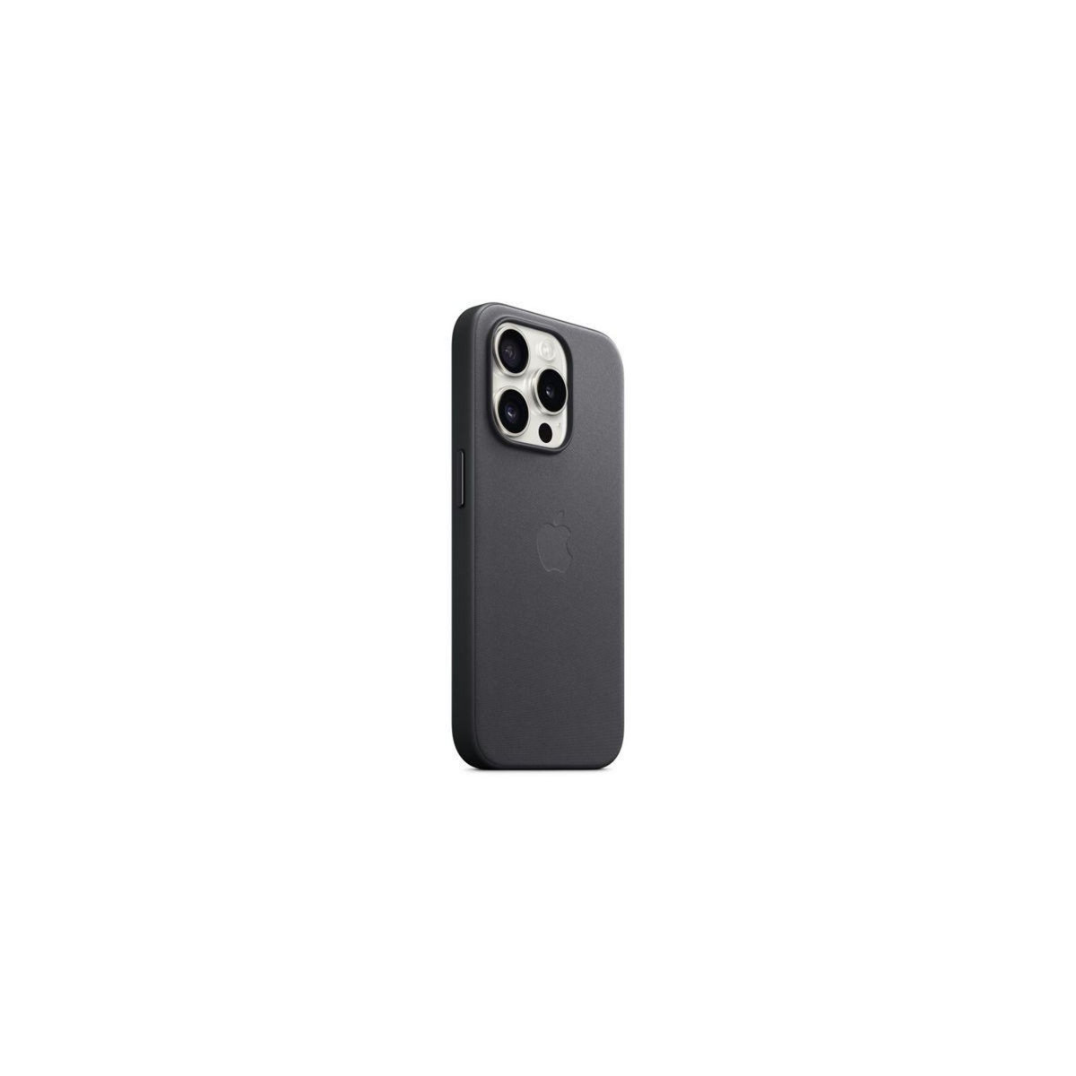 APPLE Coque iPhone 15 Pro MagSafe tissage fin Noir
