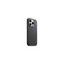 Voir la diapositive 5 : APPLE Coque iPhone 15 Pro MagSafe tissage fin Noir
