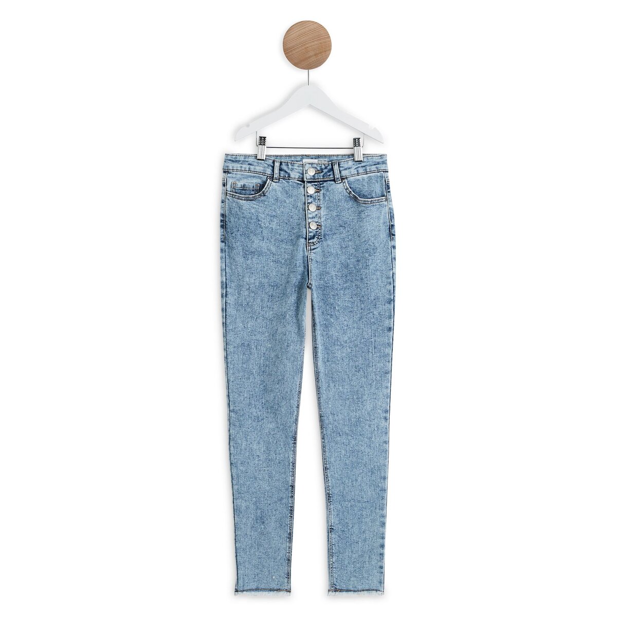 INEXTENSO Jean skinny taille haute collection ado fille