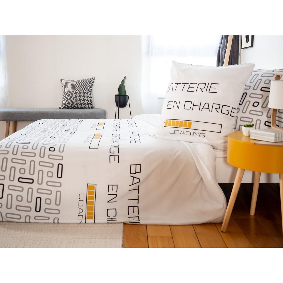 Home collection Parure housse de couette 100% microfibre 72gsm loading