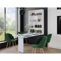 Voir la diapositive 2 : BEST MOBILIER Mondrian - table murale rabattable avec rangements - 4 personnes
