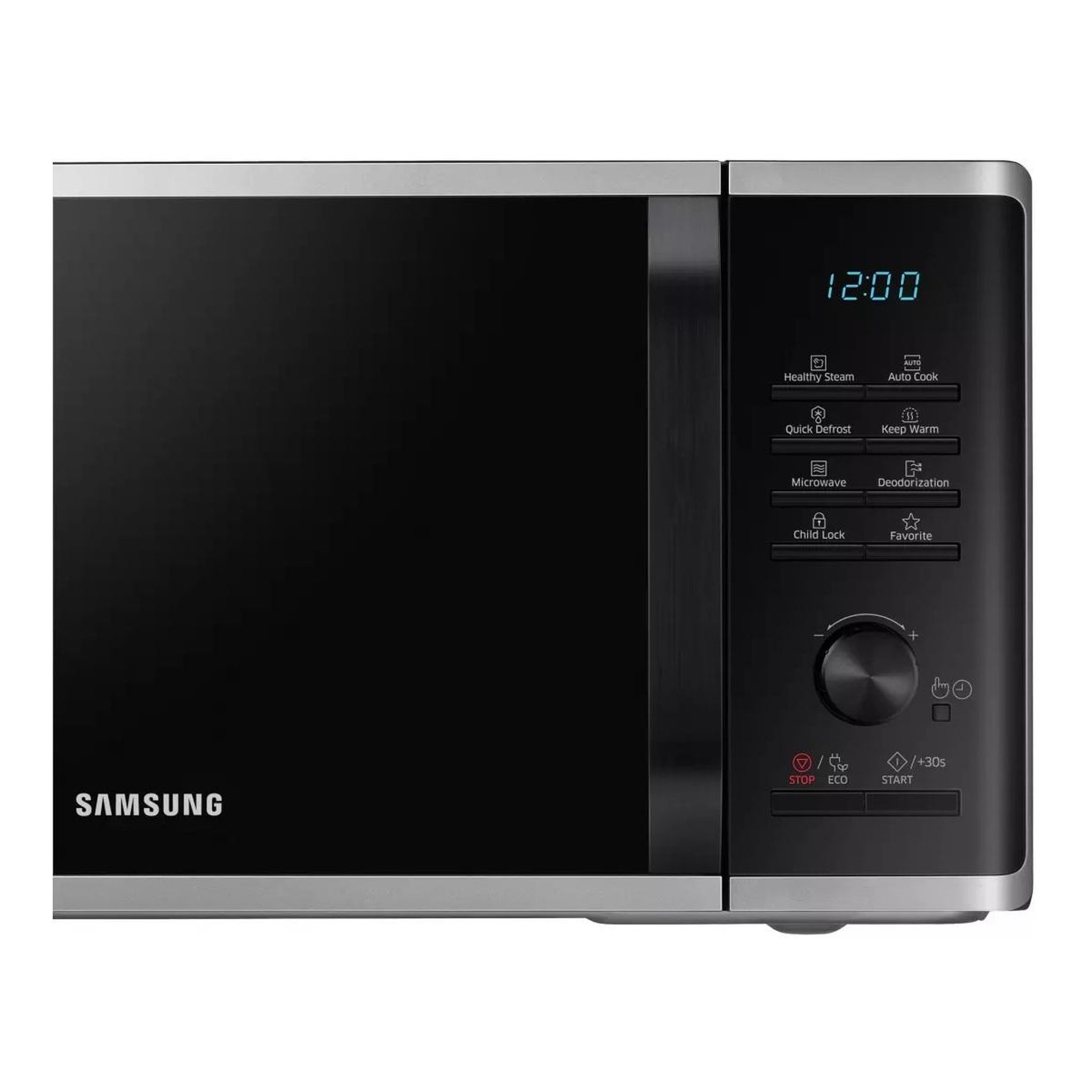 Voir la diapositive 5 : Samsung Micro-ondes solo 23l 800w silver/noir - MS 23 K 3555 ES