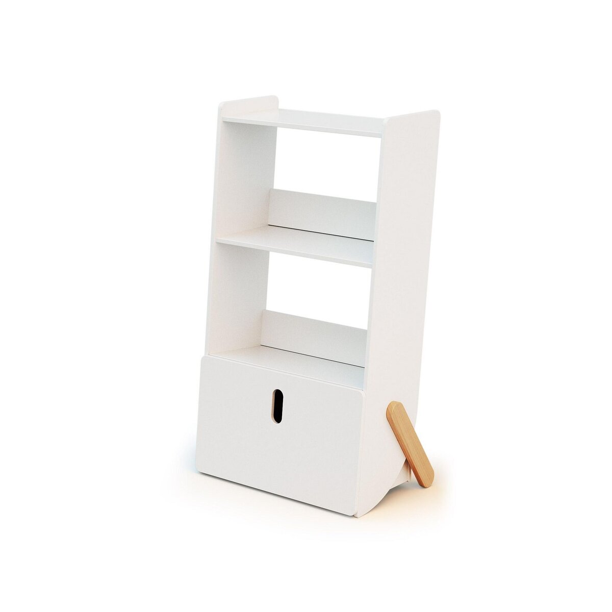 WEBABY Étagère enfant Pirate en bois - Blanc