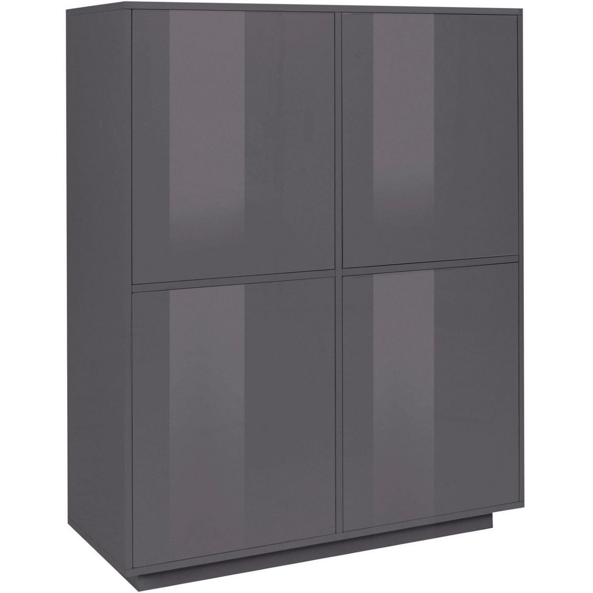Buffet haut moderne 4 portes 100 cm LUCERA