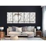Voir la diapositive 2 : Paris Prix Tableau Imprimé 5 Panneaux  Quilted Home Narrow