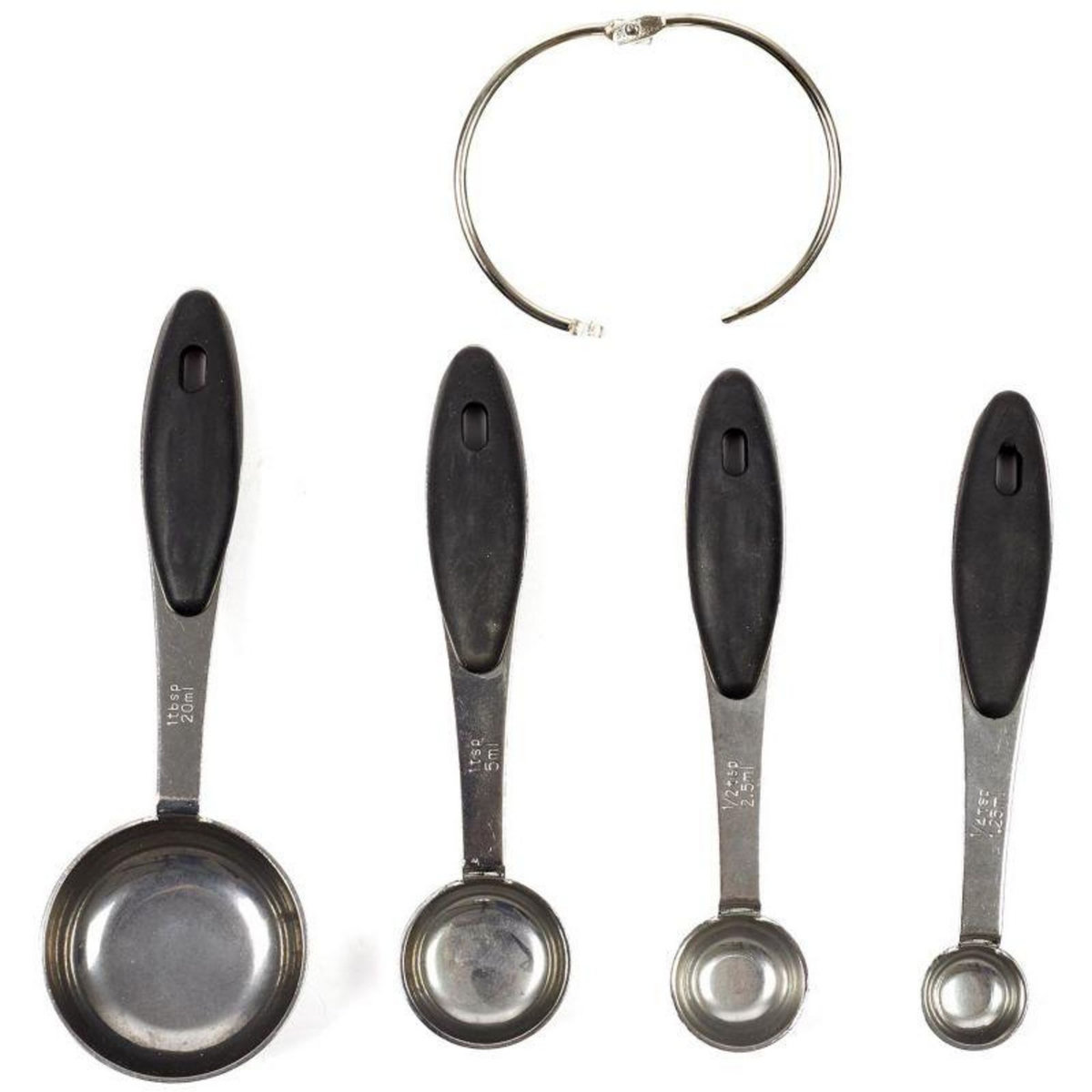 Paris Prix Lot de 4 Cuillères à Doseur  Mesure  17cm Argent