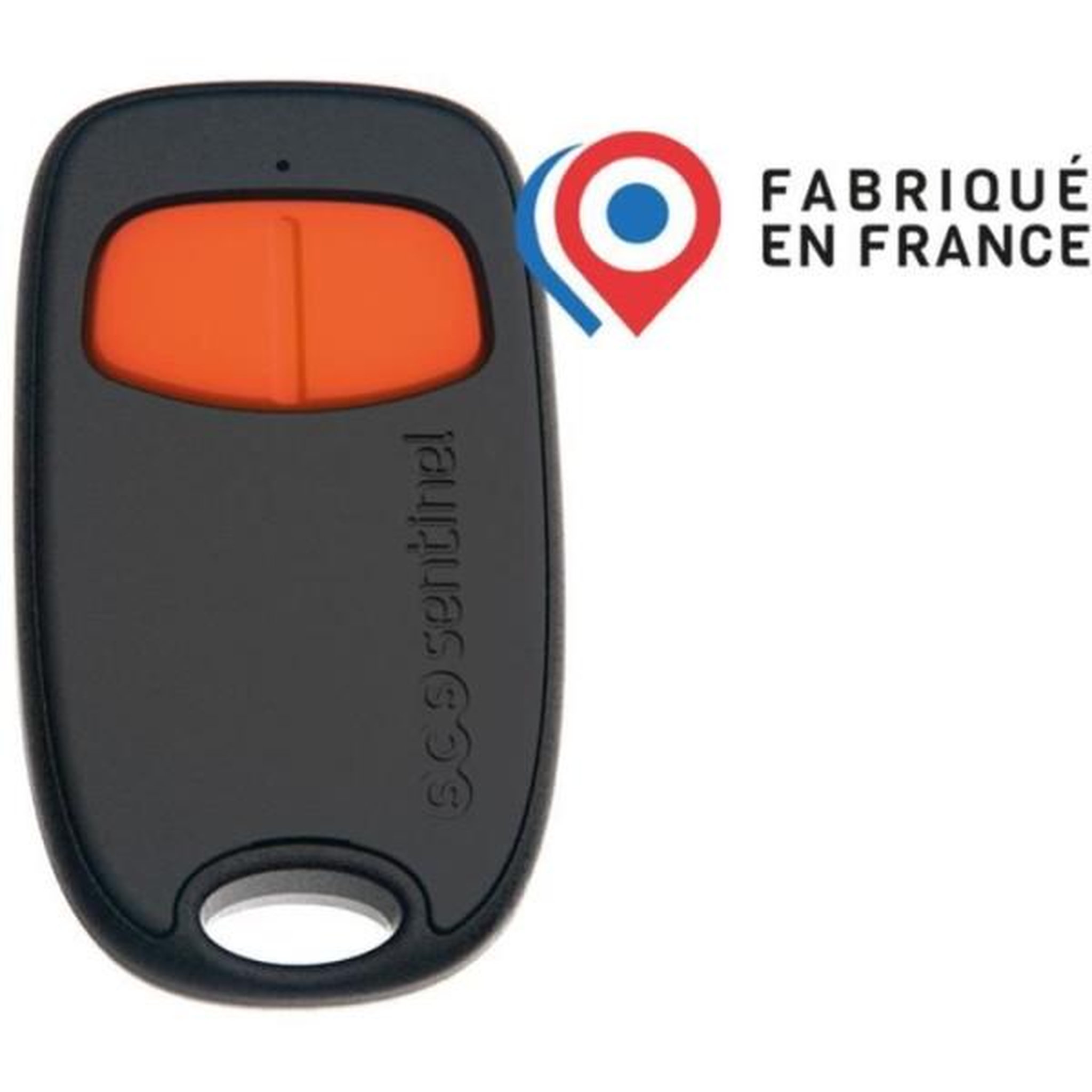 SCS SENTINEL Télécommande 2 canaux - SCS SENTINEL - SimplyControl - Orange, portée 40m, fréquence 433.92 MHz, pile lithium CR2032 incluse