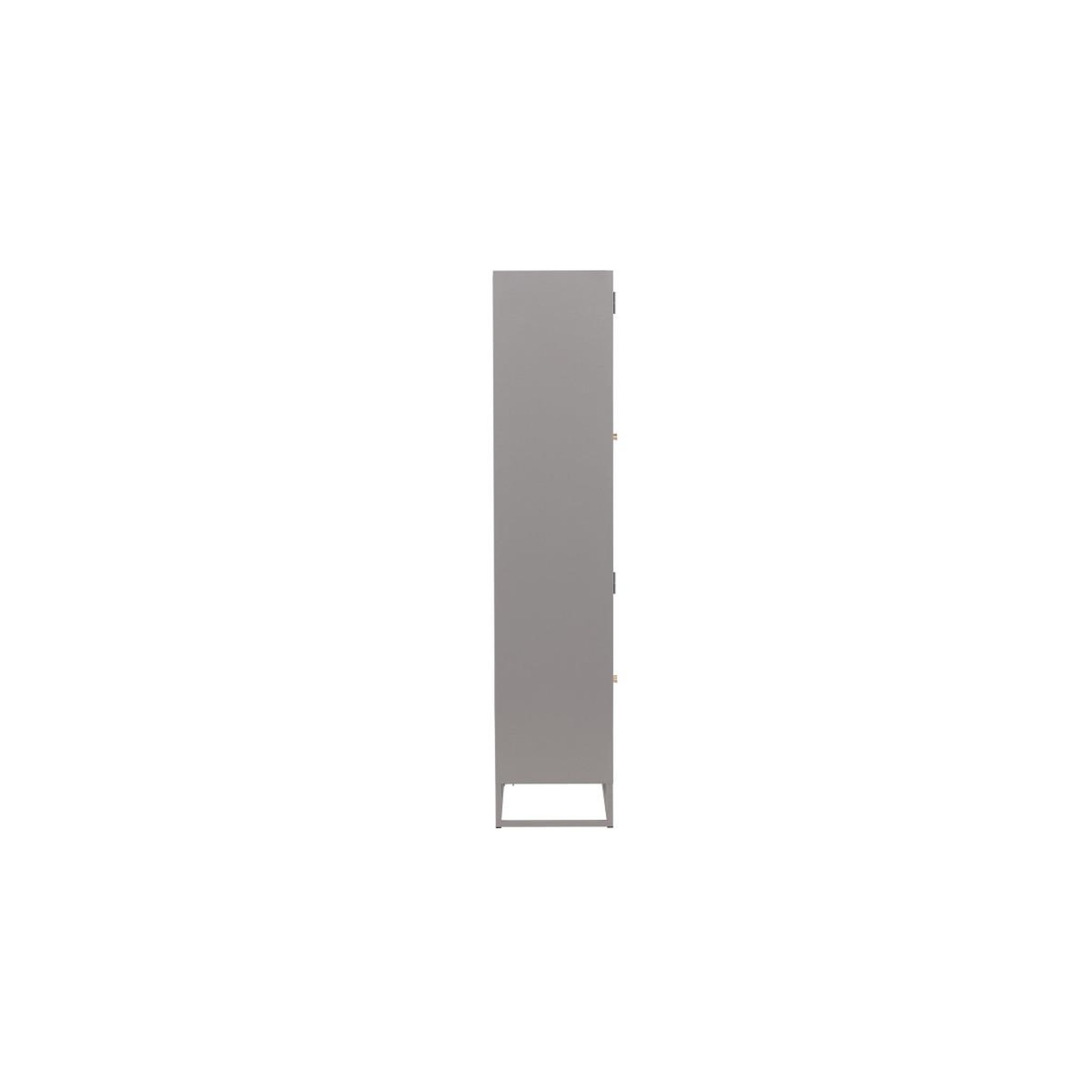 Voir la diapositive 4 : Paris Prix Vaisselier 4 portes  bakal  190cm gris clair